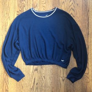 Navy Blue Boyfriend Shirt From Hollister!